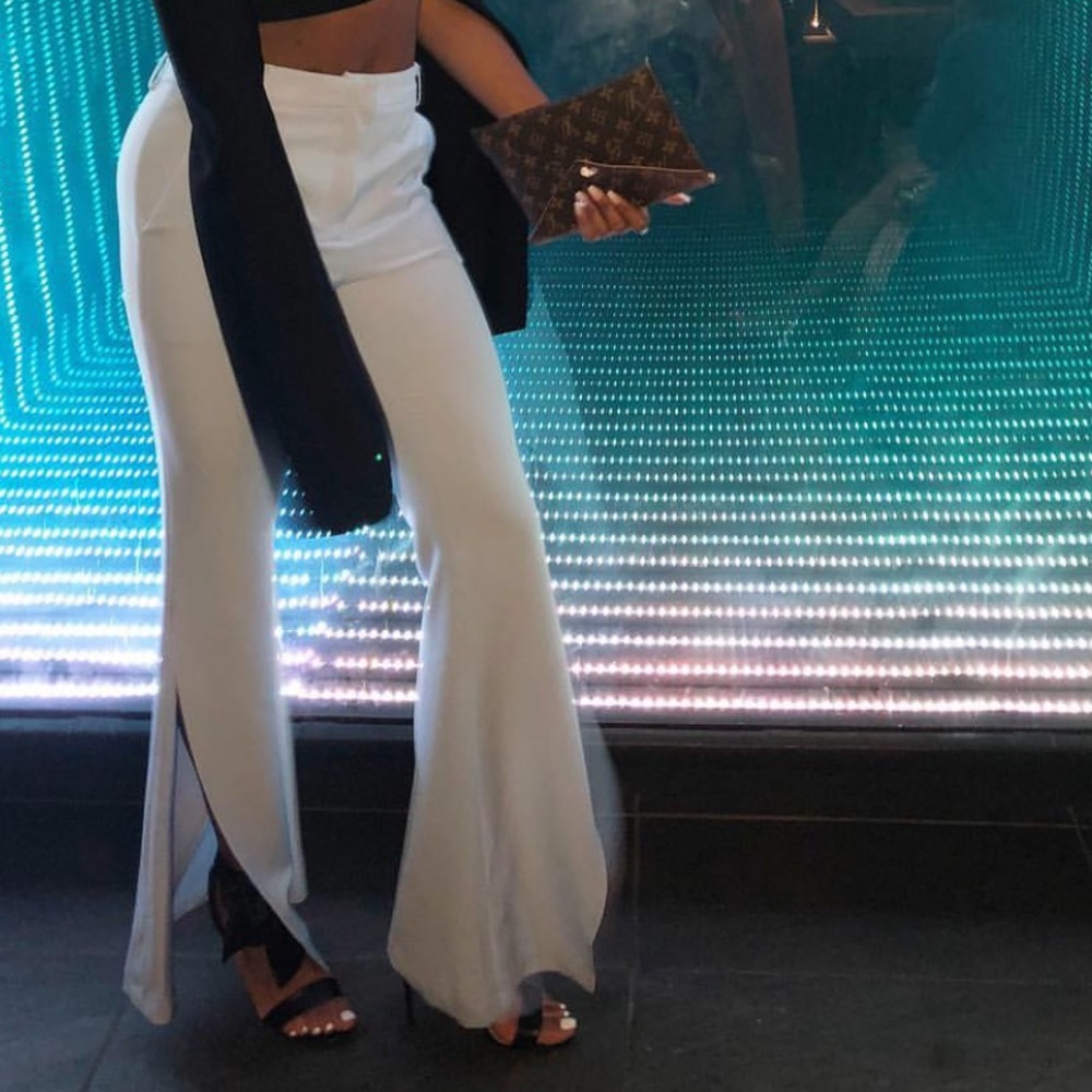 Slip dress pants